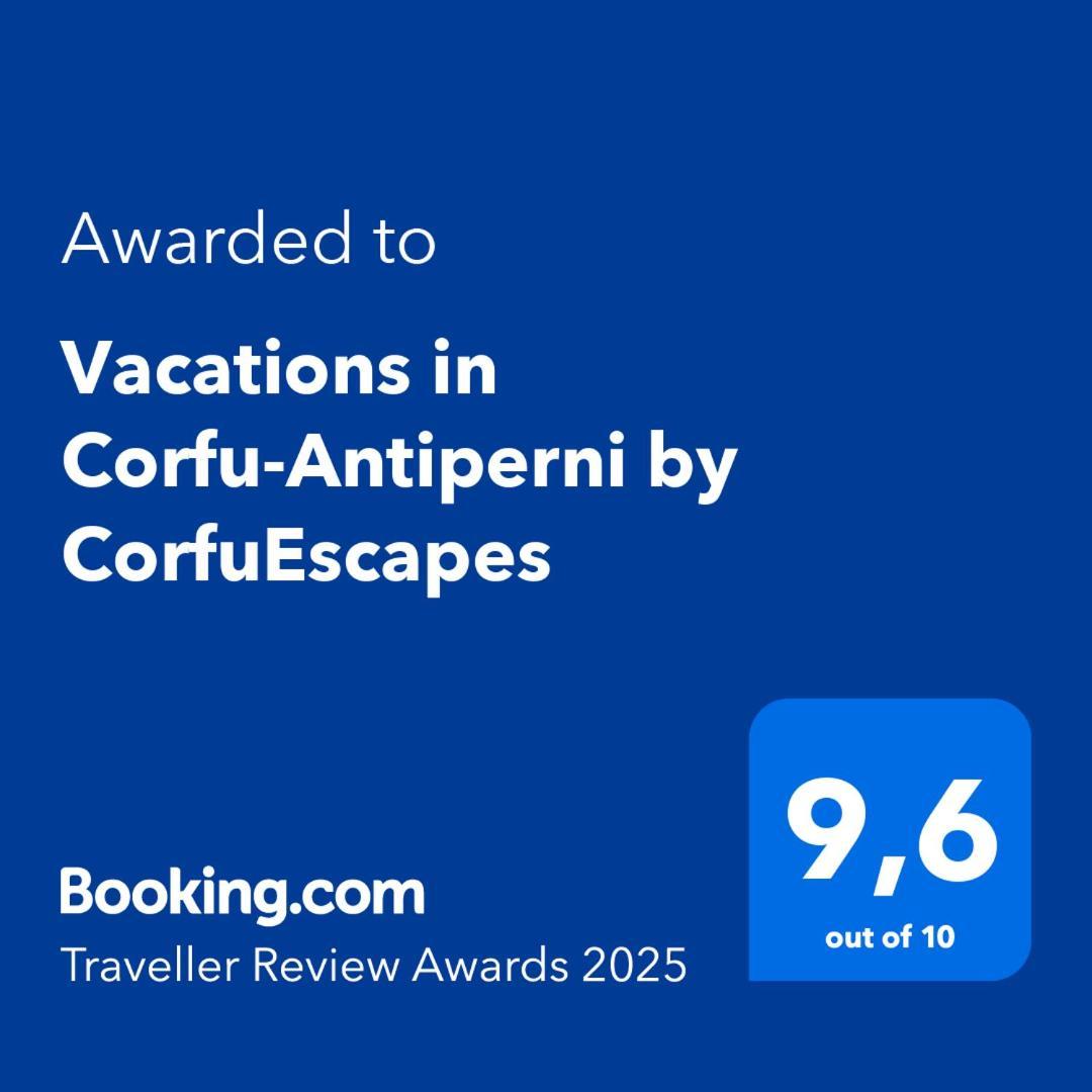Vacations In Corfu-Antiperni By Corfuescapes Daire Antipernoi Dış mekan fotoğraf